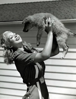 Carole Landis With Her Dog