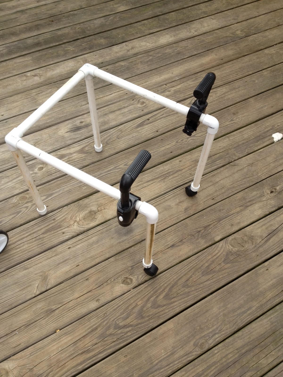 Celebrating Inchstones PVC pipe walker