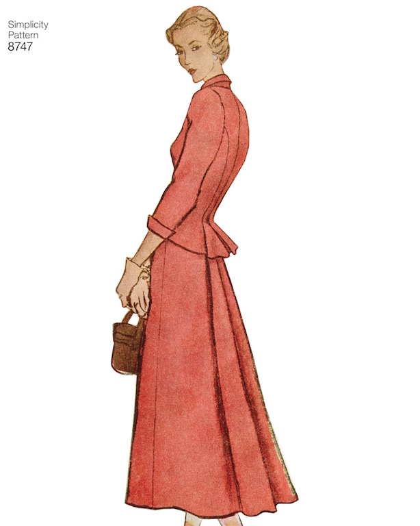 1950s Vintage Simplicity Sewing Pattern 1798 Misses Two Piece Suit Siz –  Vintage4me2