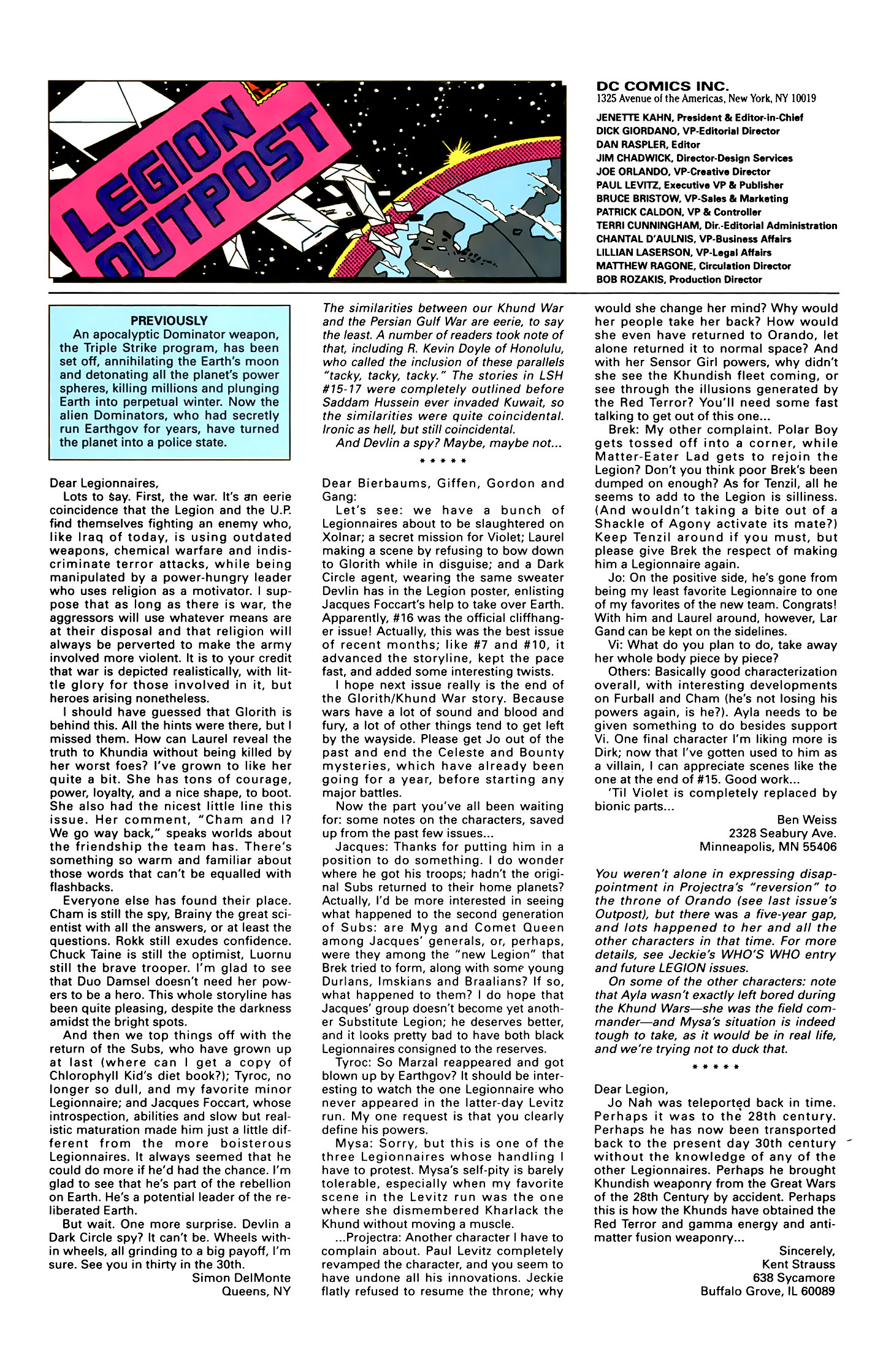 Legion of Super-Heroes (1989) 21 Page 26