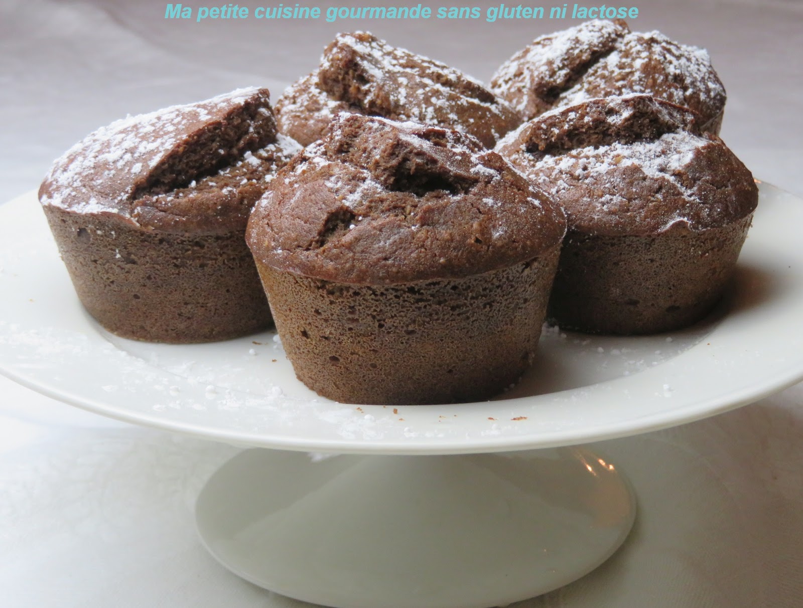 Muffins aux noisettes et au chocolat, sans gluten et sans lactose Ma