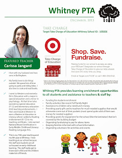 Whitney PTA December newsletter - page 2