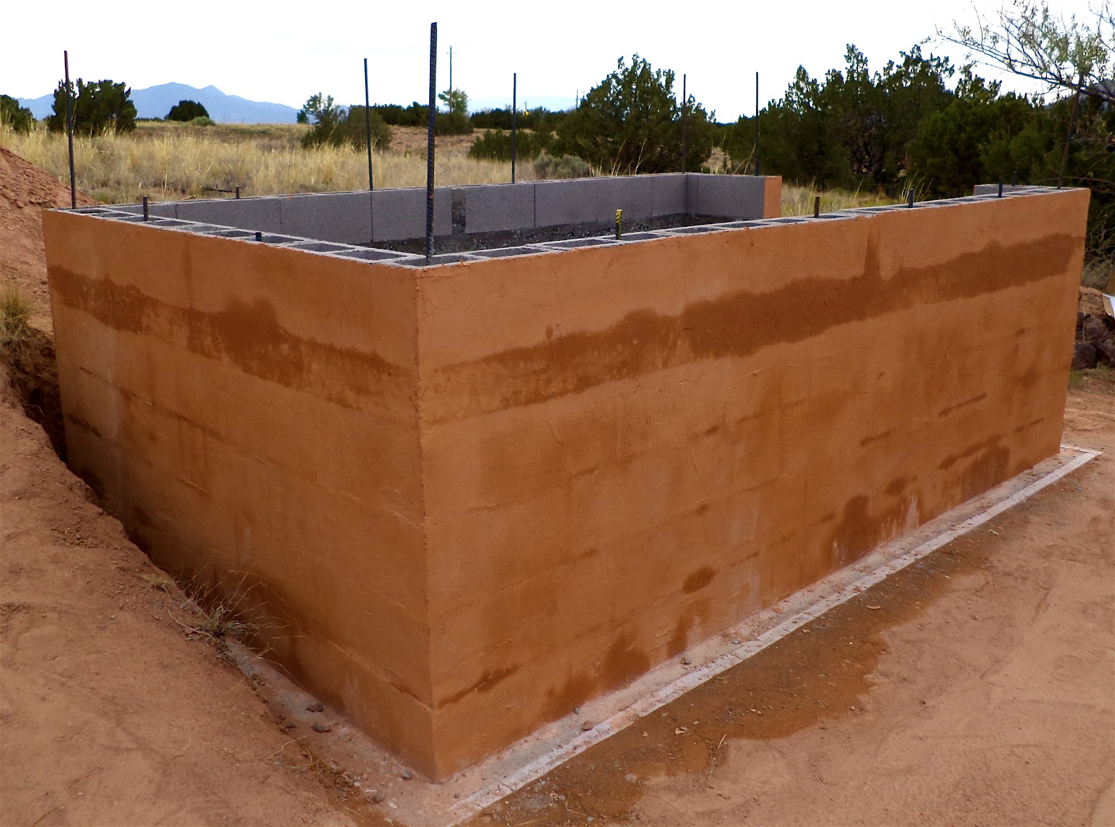 Alt. Build Blog Building A Well House 2 Dry Stack Cement Block