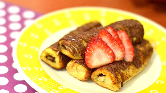 receita Rabanada recheada com Nutella