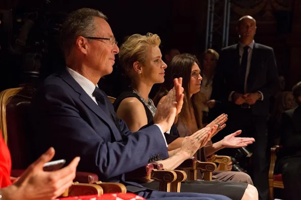 Princess Charlene of Monaco attended the Philipp Plein fashion show as part of Monte Carlo Fashion Week at the Oceanographic Museum