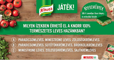 SPAR KNORR Nyereményjáték