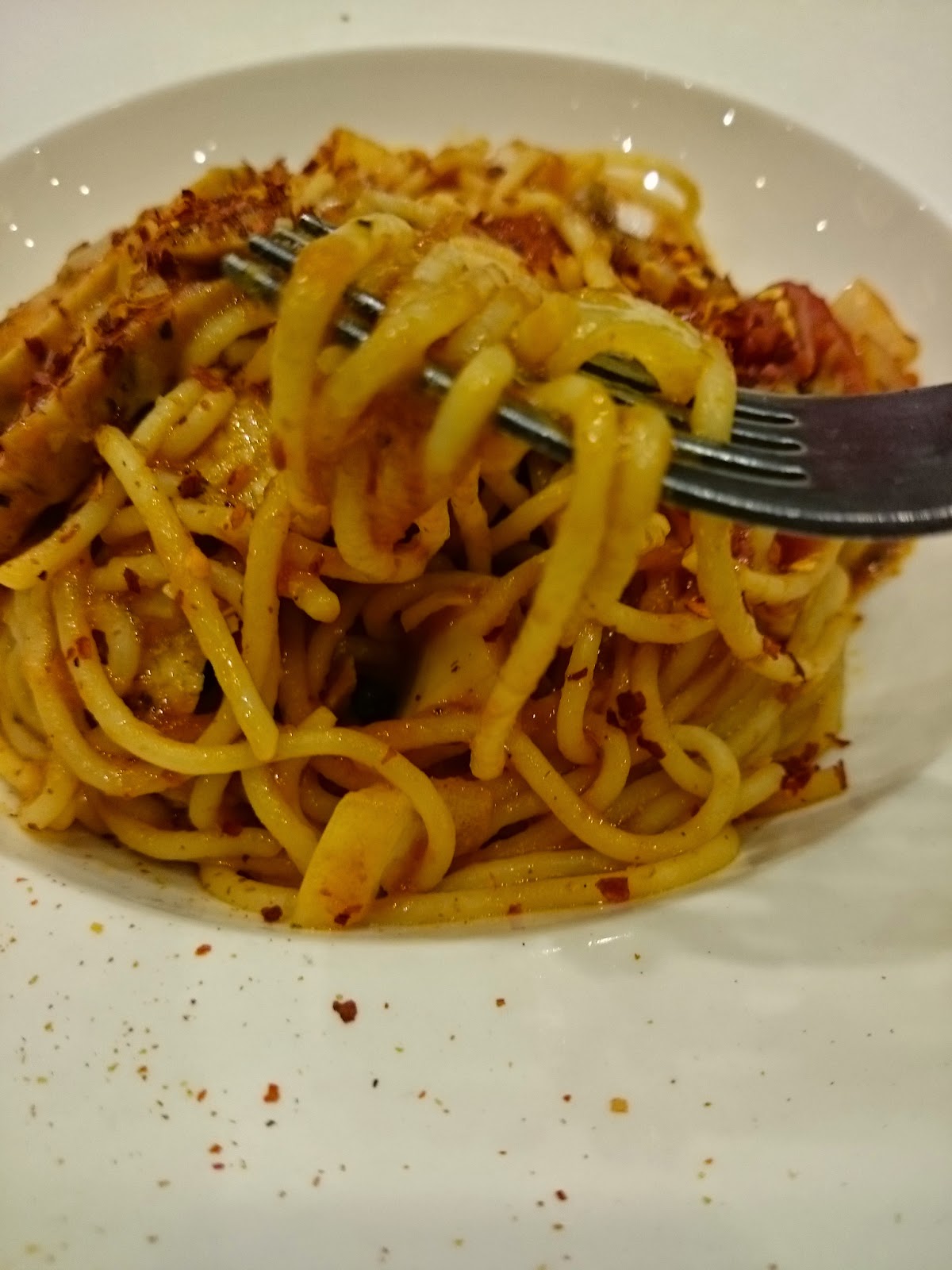 Special di Pizza Hut , Pollo Arrabiata Spaghetti Cerita Budak Sepet