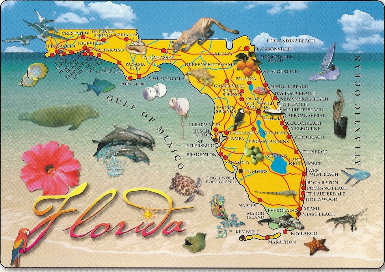 Let the World come into my home - USA Miami Karte