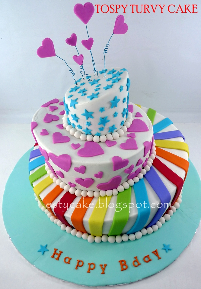 Разноцветный торт для девочки. Торт для девочки 7 лет. Торт для девочки подростка. Яркий детский торт. Topsy turvy