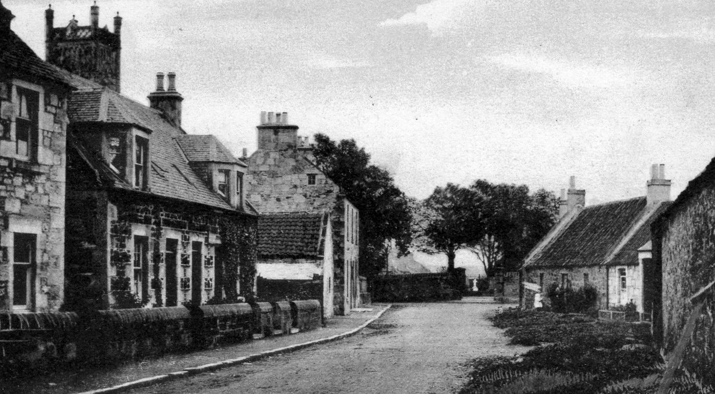 Tour Scotland Old Photograph South Street Kingskettle Fife Scotland