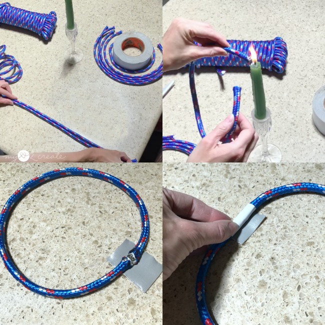 how to make easy DIY Ring toss rings