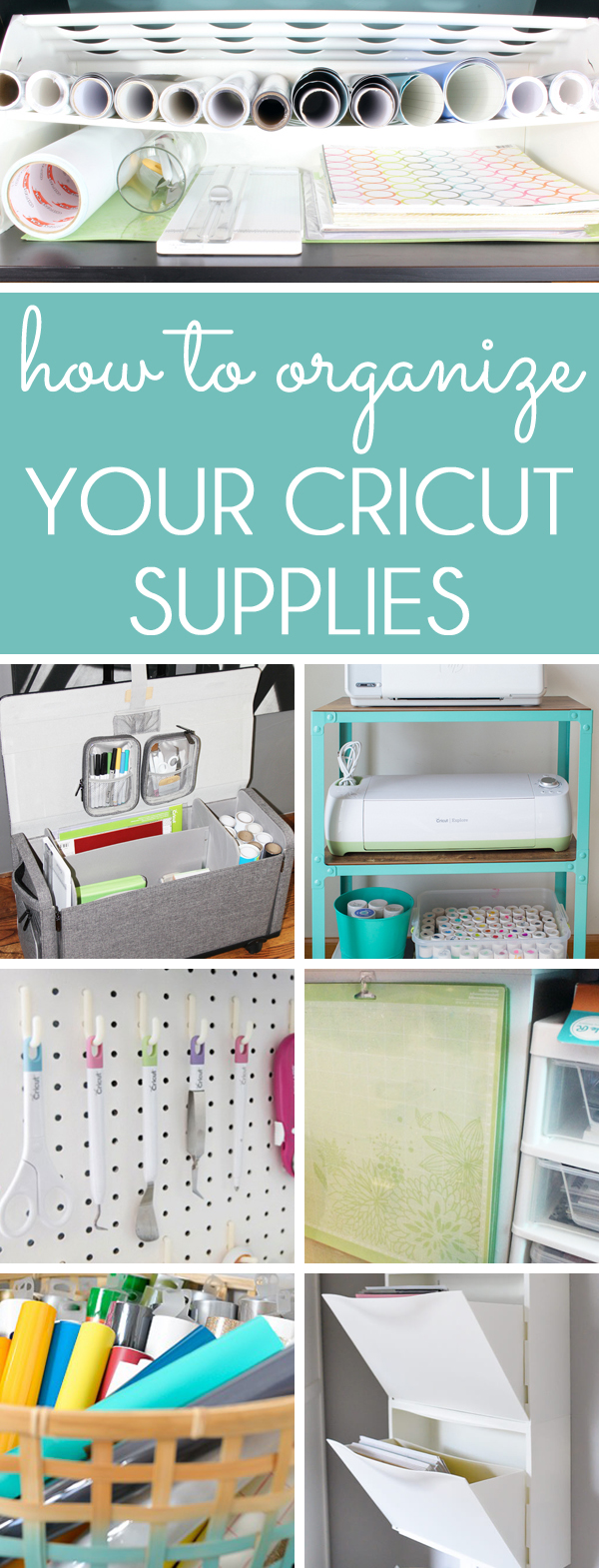 with style} How to Organize Cricut Supplies Blue i Style