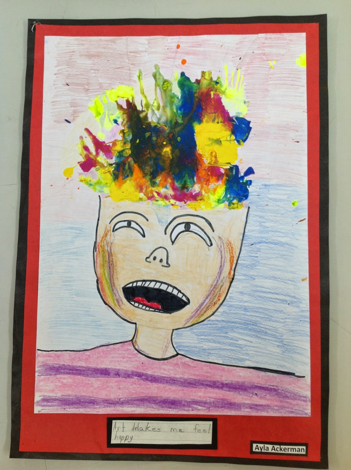 Art Adventures Abroad Crazy Splatter Painted Hair