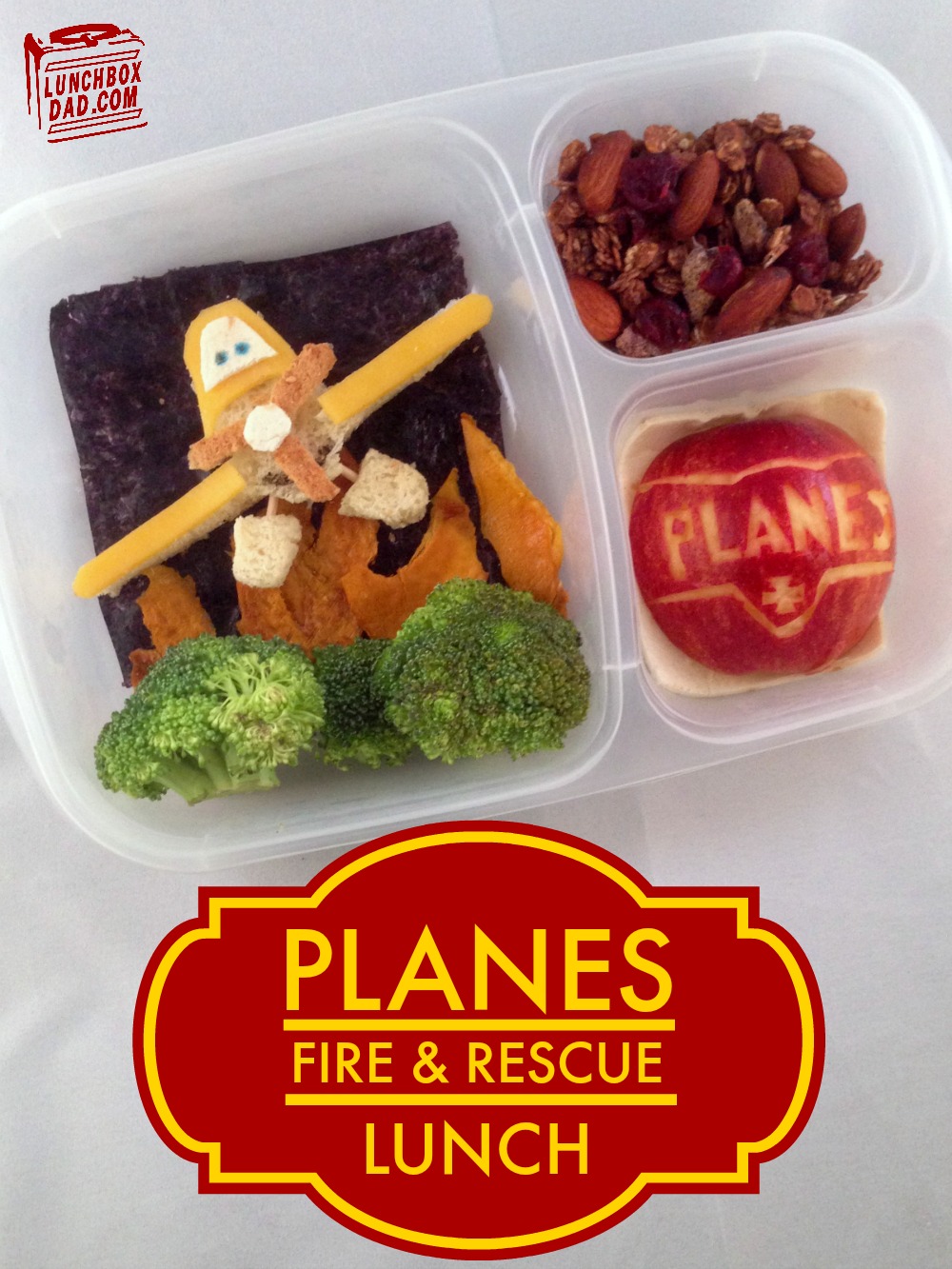 Disney Planes Fire and Rescue Lunch Recipe