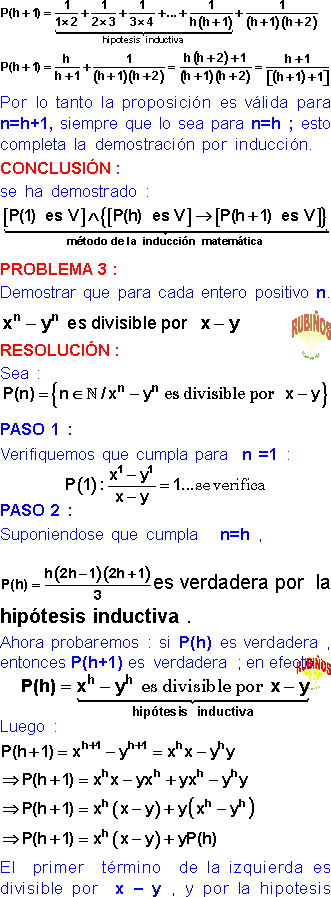 INDUCCION MATEMATICA PROBLEMAS RESUELTOS PDF