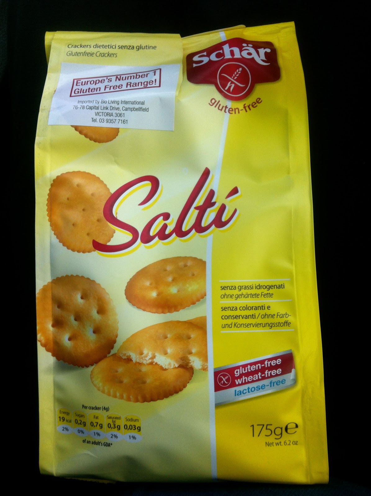 Kids and Allergies Products We Love... Schar Gluten free Salti Cracker Kids and Allergies Products We Love... Schar Gluten free Salti Cracker