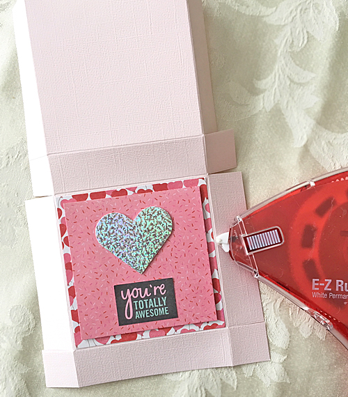 You're Awesome Valentine Chocolate Box by Margie Higuchi