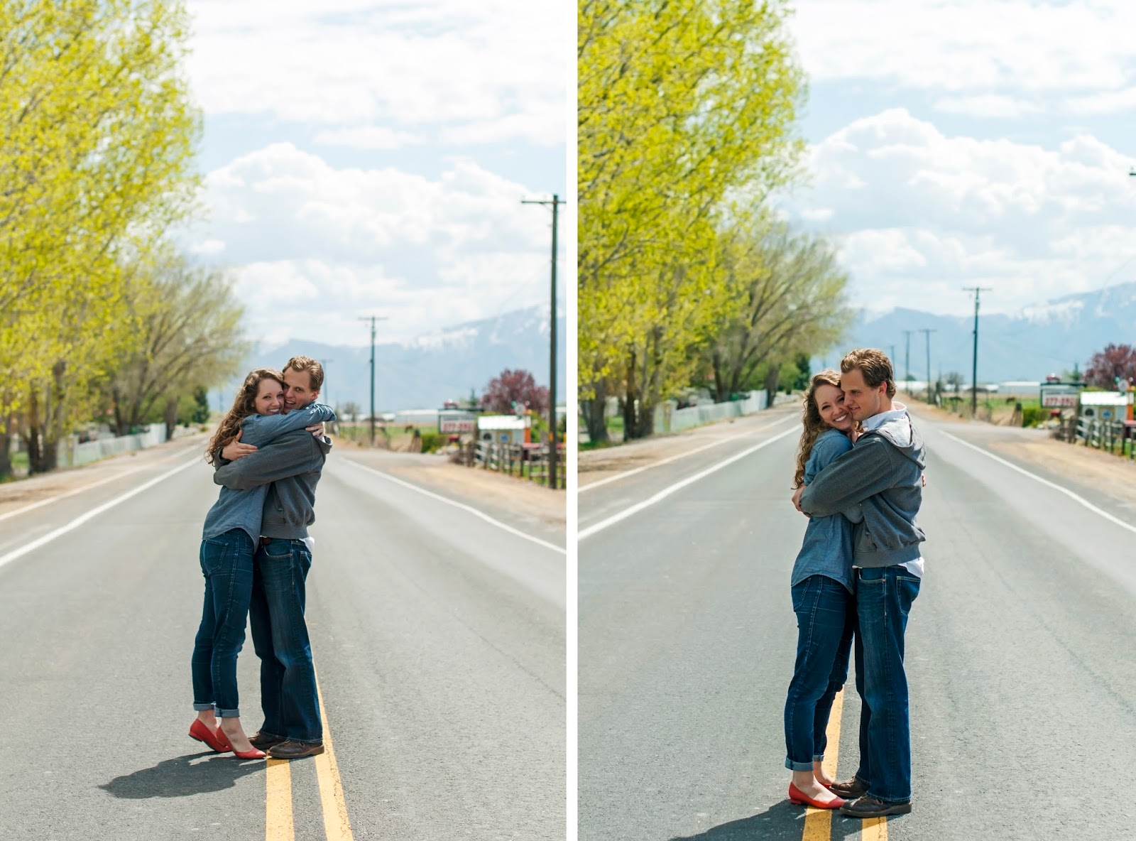 Downtown Engagement Sessions with utah photographer J&H Photography