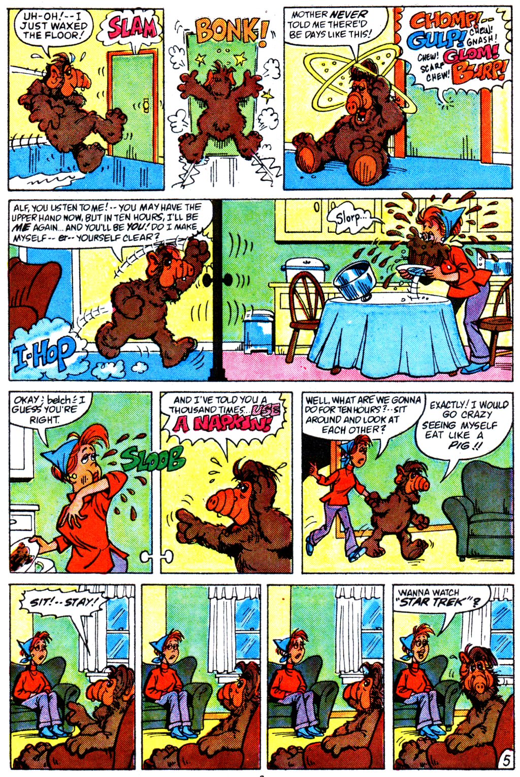 Read online ALF comic -  Issue #4 - 6