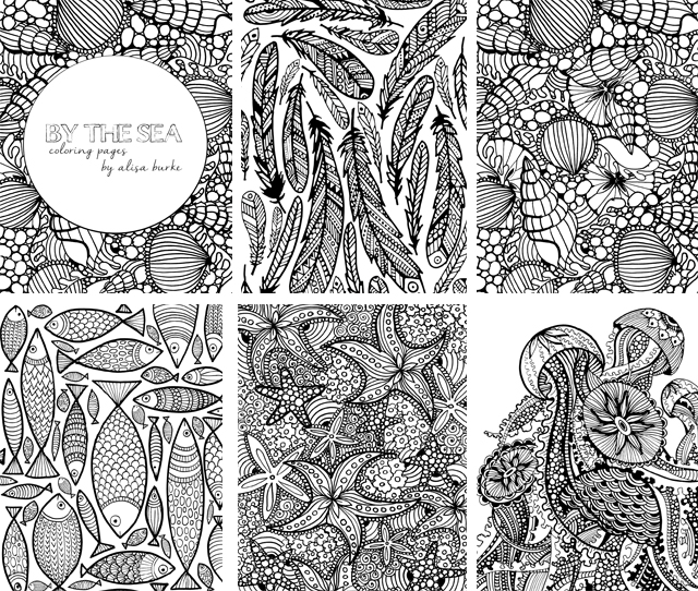 Alisaburke New Coloring Pages In The Shop