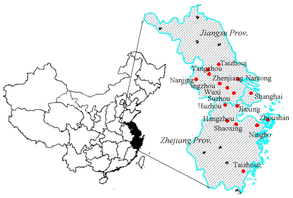 дельта реки янцзы мегалополис. дельта янцзы в китае. что такое низовье реки янцзы. устье реки янцзы. Yangtze river delta карта.