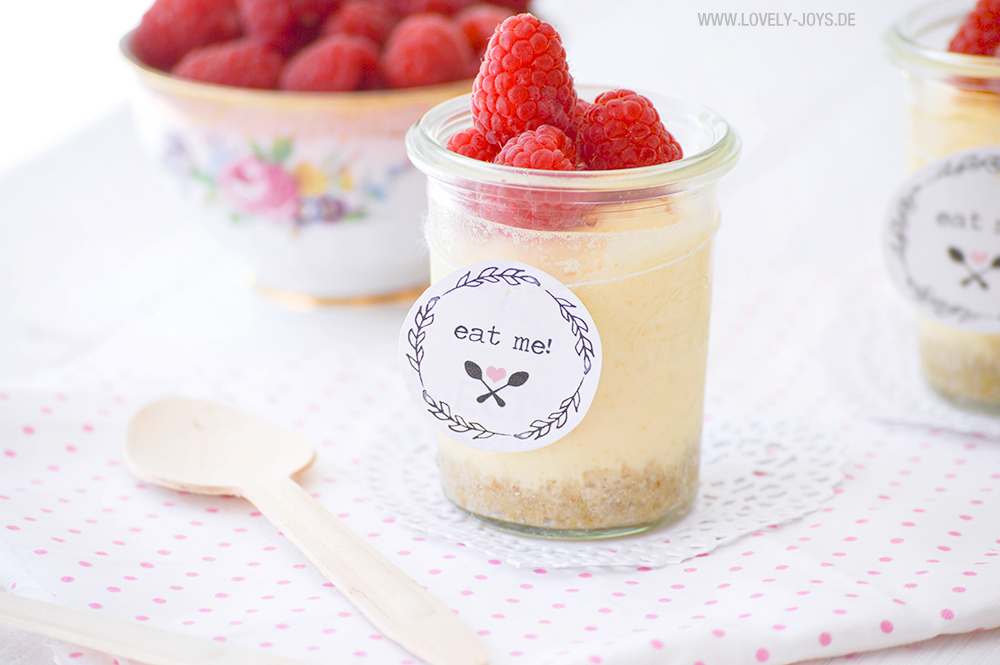 Cheesecake im Glas Rezept Himbeeren Cheesecake im Glas Rezept Himbeeren