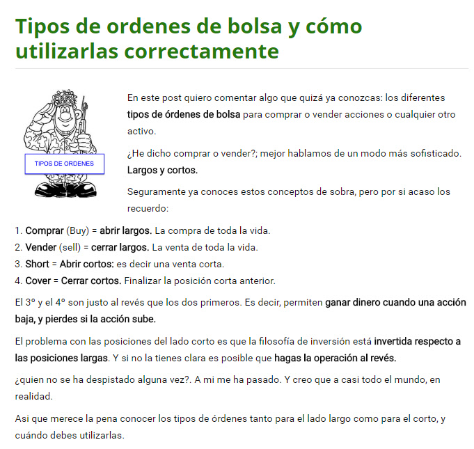 Tipos de ordenes en forex