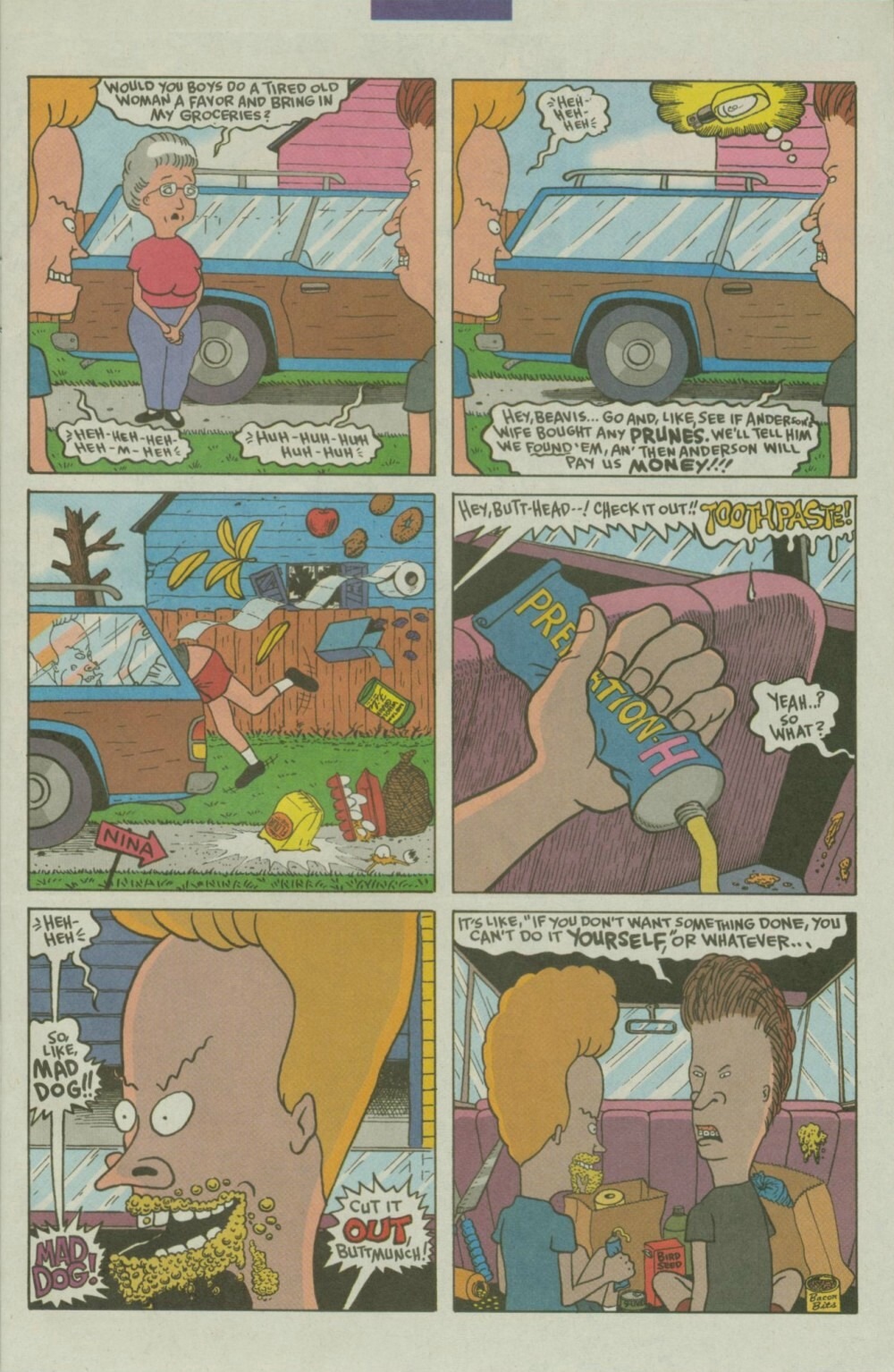 Read online Beavis and Butt-Head comic -  Issue #20 - 9