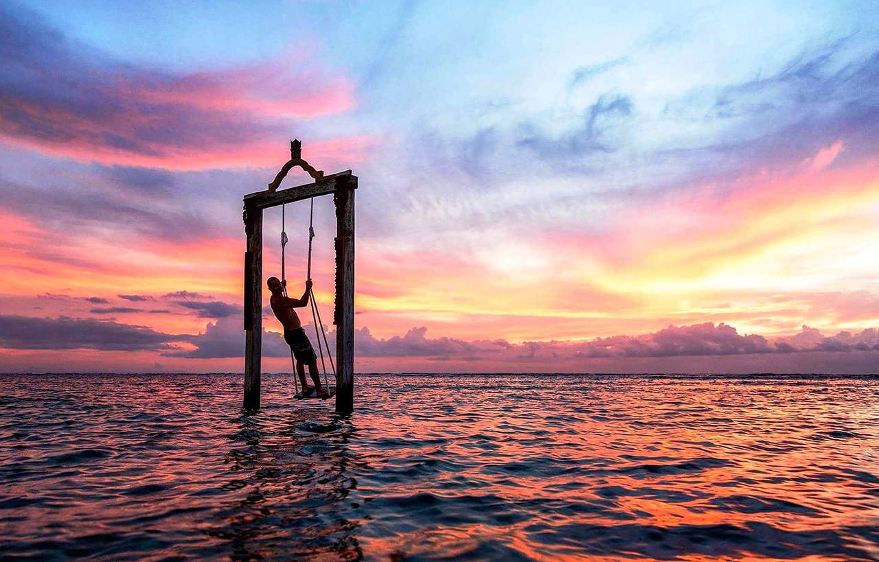 Sunset di Gili Trawangan, Nusa Tenggara Timur