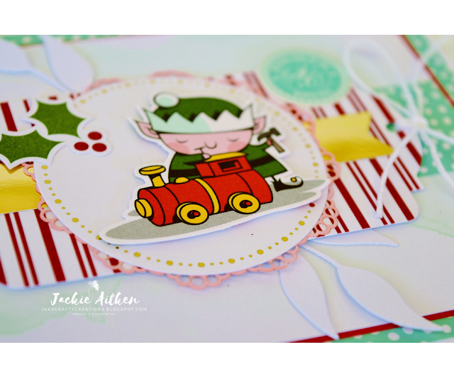 Stampin' Up!, Sincerely Santa Project Kit, Santa's Workshop Memories & More Card Pack, Brights DSP 6x6 Pack, Christmas Card, Elves, 