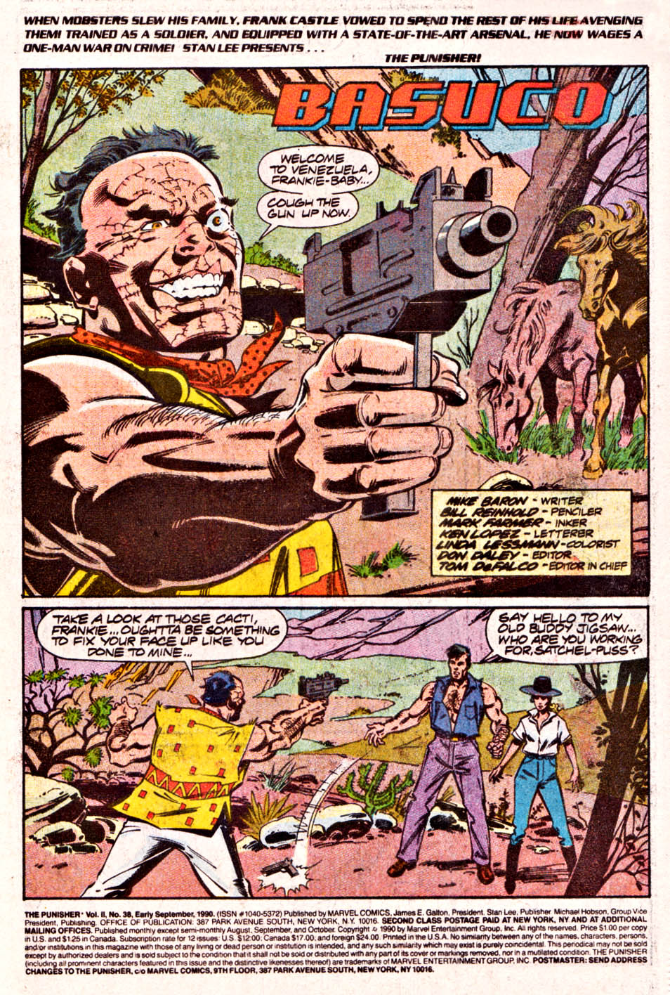 The Punisher (1987) Issue #38 - Jigsaw Puzzle #04 #45 - English 2