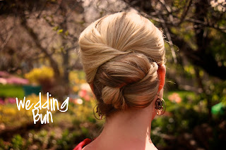 Twist Me Pretty's Abby Smith provides a detailed guide on how to create this gorgeous hairstyle, in her book The Ultimate Hairstyle Handbook. Wedding bun