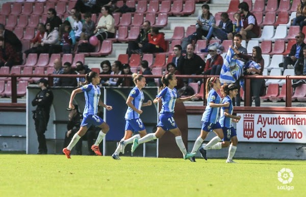 El Málaga Femenino remonta y gana al EDF Logroño (1-2)