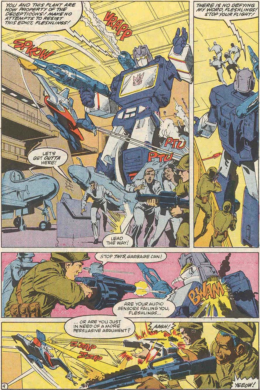 Read online The Transformers (1984) comic -  Issue #7 - 10