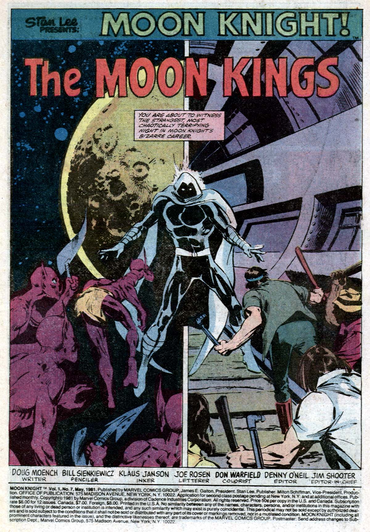 Read online Moon Knight (1980) comic -  Issue #7 - 2