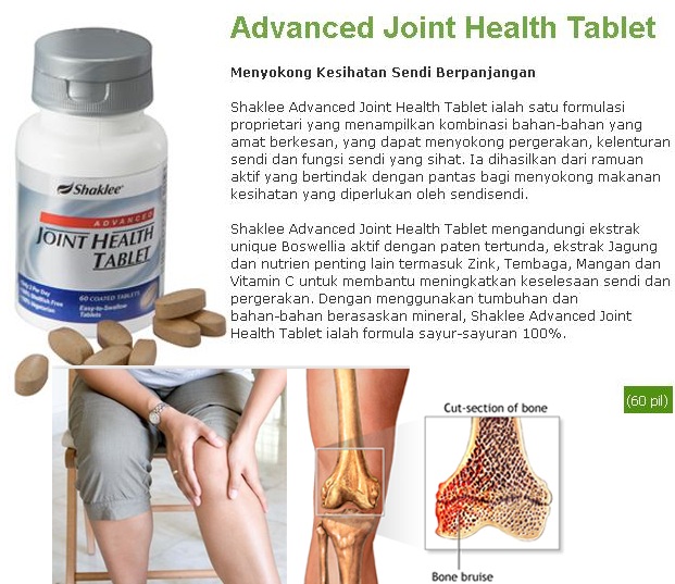 Vitamin untuk Sakit Lutut - Advanced Joint Health Shaklee Vitamin untuk Sakit Lutut - Advanced Joint Health Shaklee