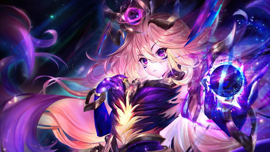 Lux, Dark, Cosmic, LoL, Art, 4K, #3.2199