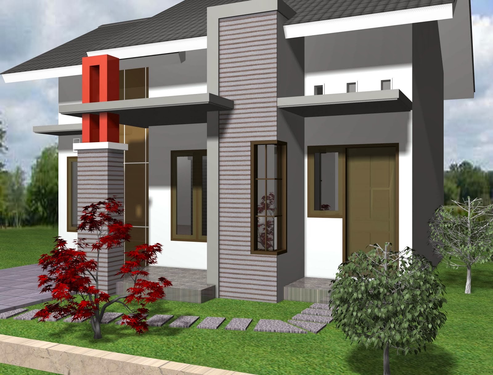  Desain  Rumah  1 Lantai  Terbaru  Konsep Desain  Rumah 