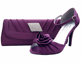 Cassie Purple Ruffle Bag