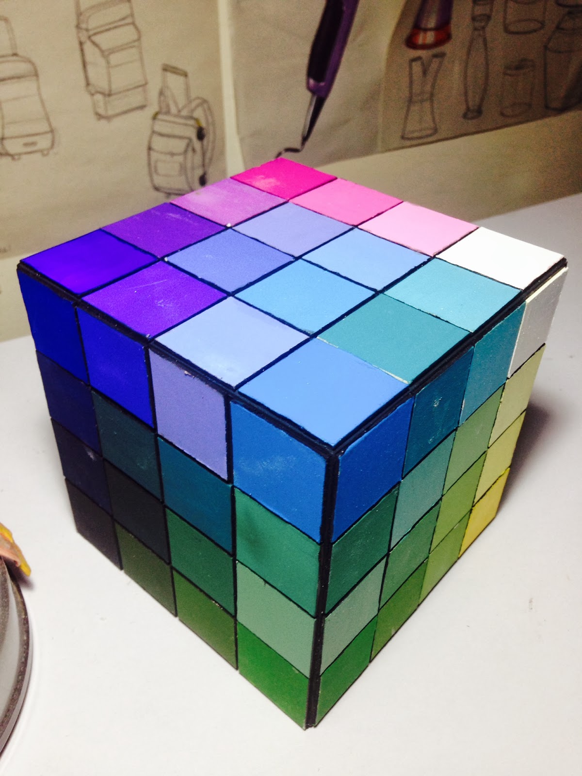 como armar un cubo de colores como armar un cubo de colores