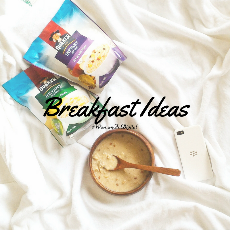 Woman In Digital Quaker Oatmeal Recipe