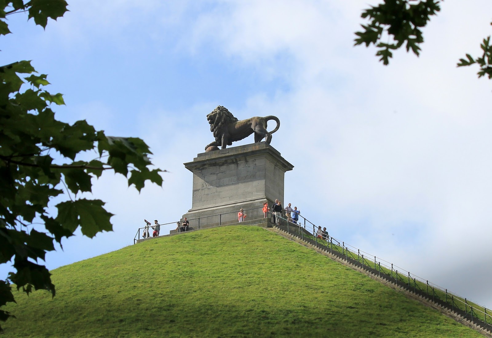 The lion mound of Waterloo
