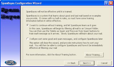 SpamBayes - Wizard