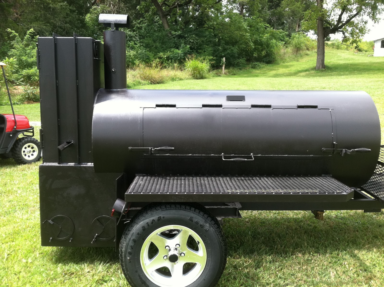 Lang 84 Deluxe Smoker LIKE NEW Lang 84 Deluxe with Warming Box Smoker