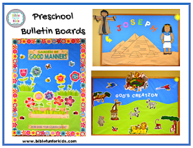http://www.biblefunforkids.com/2016/06/preschool-bulletin-boards.html