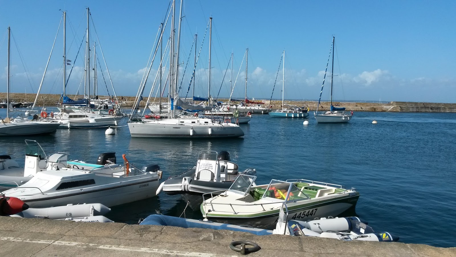 Nibelle et Baudouin En passant par l'île de Groix...