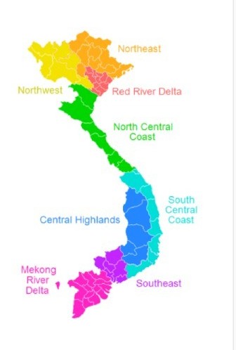 Vietnam's regions