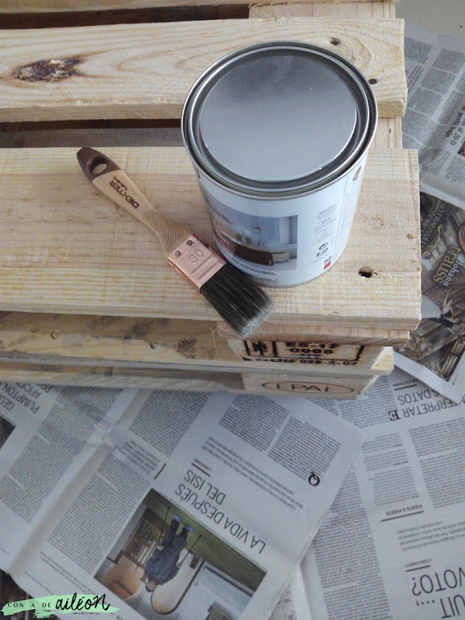 mesa palet diy reciclada