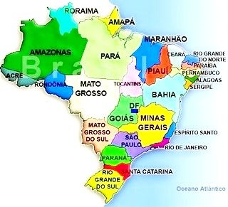 Estados brasileiros e suas capitais e siglas