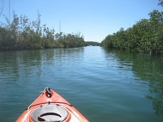 Boating with Sunset Delight: Florida: Marathon - kayaking Boot Key Harbor